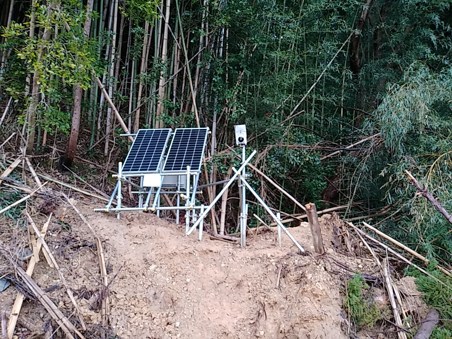 災害現場監視（珠洲市）