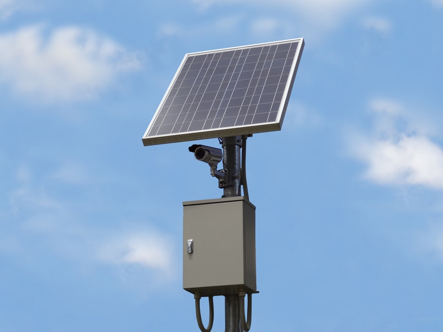 ソーラー電源式防犯カメラ　KSC-300-I（照明なし）